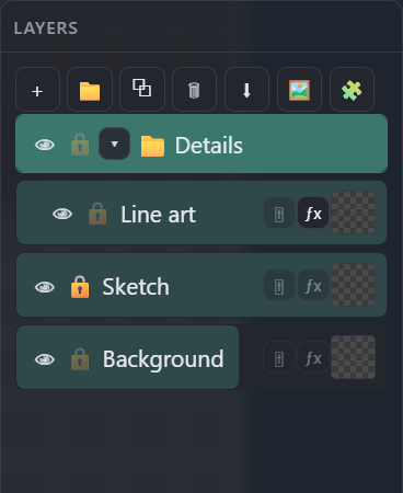 Layers panel